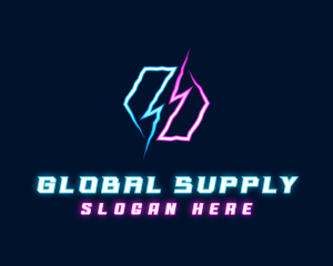 Supply - Lightning Energy Bolt logo design