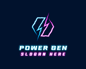 Generator - Lightning Energy Bolt logo design