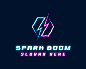 Lightning Energy Bolt logo design