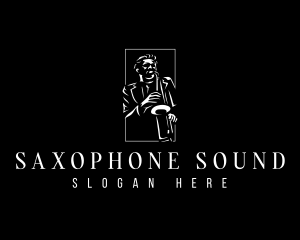 Saxophone Musical Instrument logo design