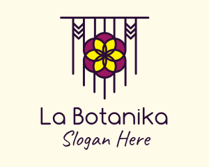 Bohemian - Floral Dreamcatcher Decoration logo design