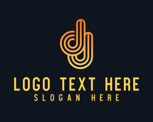 Sound - Modern Tech Music logo design
