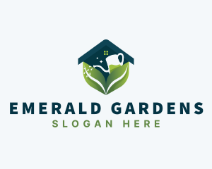 Gardening Watering Can Logo