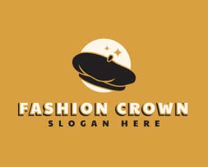 Beret Fashion Hat logo design