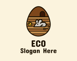 Brown Mouse Egg  Logo