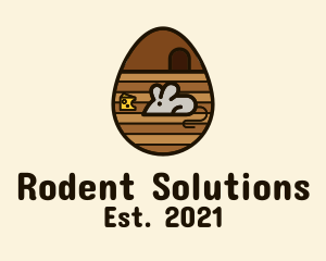 Brown Mouse Egg  logo design