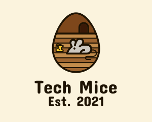 Brown Mouse Egg  logo design