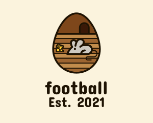 Pet Store - Brown Mouse Egg logo design