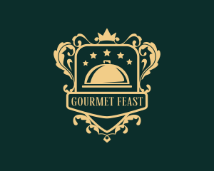 Cloche Gourmet Diner logo design