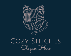 Crochet - Bear Crochet Yarn logo design