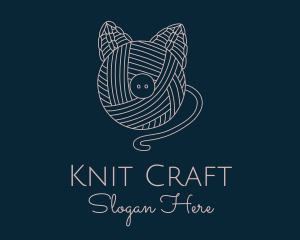 Bear Crochet Yarn logo design