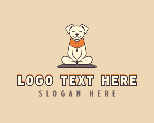 Vet - Yoga Pet Dog logo design