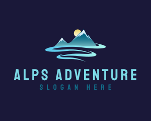 Alps - Highland Snow Peak logo design