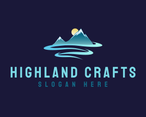 Highland Snow Peak logo design