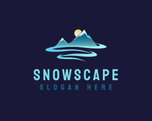 Snow - Highland Snow Peak logo design