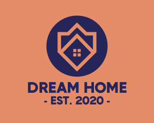 House - Realtor House Emblem logo design