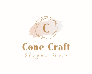 Jewelry Gemstone Watercolor logo design