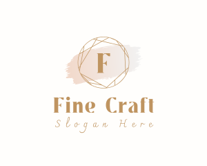 Jewelry Gemstone Watercolor logo design