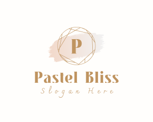 Jewelry Gemstone Watercolor logo design