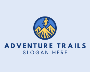 Mountain Lightning Summit logo design