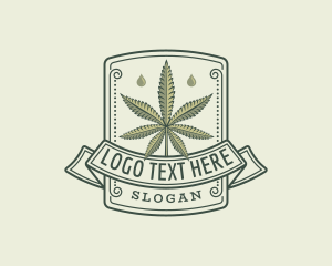 Thc - Green Cannabis Farm logo design