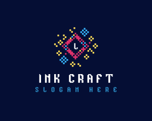 Digital Pixel Printing logo design