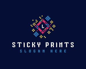 Digital Pixel Printing logo design