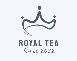 Blue Royal Crown logo design