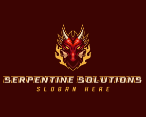 Serpentine - Dragon Beast Gaming logo design