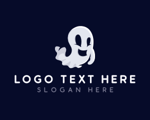 Holiday - Spooky Ghost Halloween logo design