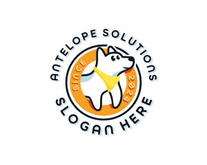 Cartoon Dog Puppy logo design