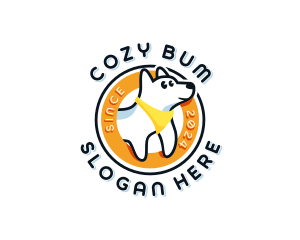 Cartoon Dog Puppy logo design