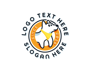 Cartoon Dog Puppy Logo