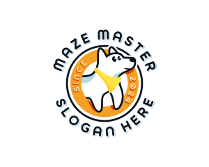 Cartoon Dog Puppy logo design