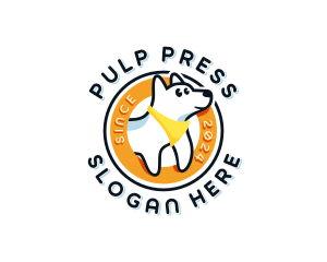 Cartoon Dog Puppy logo design