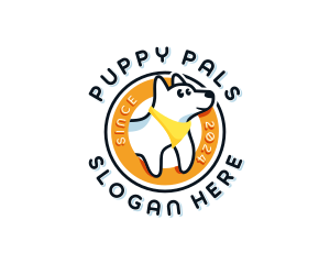 Cartoon Dog Puppy logo design