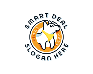 Cartoon Dog Puppy logo design