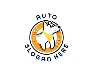 Cartoon Dog Puppy Logo