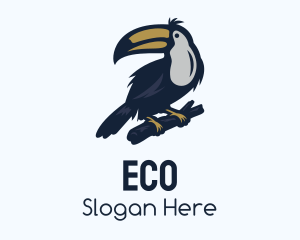 Tree Branch Toco Toucan Logo