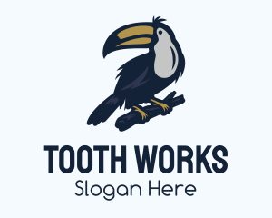 Tree Branch Toco Toucan Logo