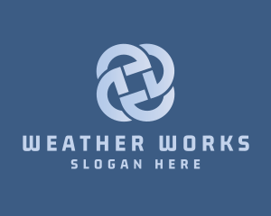 Meteorology - Wind Weather Forecast logo design
