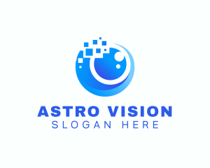 Pixel Digital Vision logo design