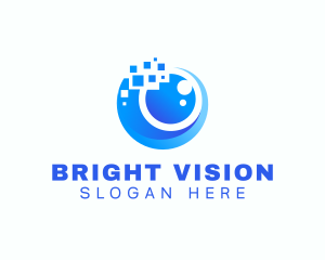 Pixel Digital Vision logo design