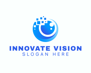 Pixel Digital Vision logo design