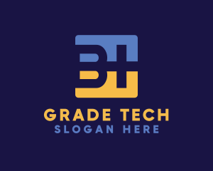 Grade - Letter B Plus Business Firm logo design