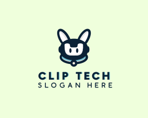 Cute Tech Robot  logo design