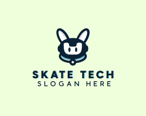 Cute Tech Robot  logo design