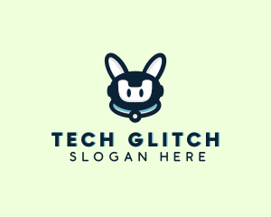 Cute Tech Robot  logo design