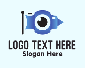 Photograph - Eye Camera Flag logo design