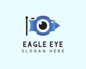 Eye Camera Flag  logo design